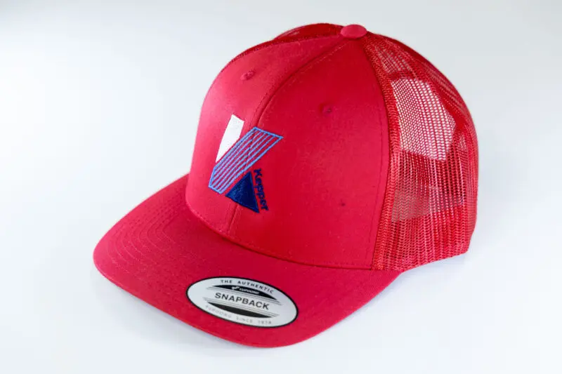 Casquette maxi K rouge KEPPER 1982 - Marque française et engagée