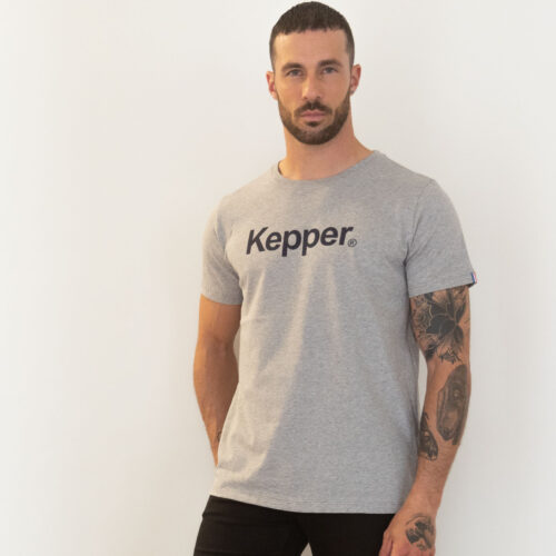 T-shirt mini letter gris - KEPPER 1982