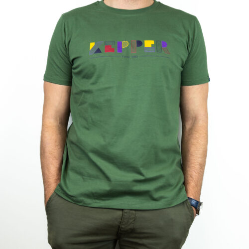 T-shirt ligne kaki KEPPER 1982 - Marque française et engagée