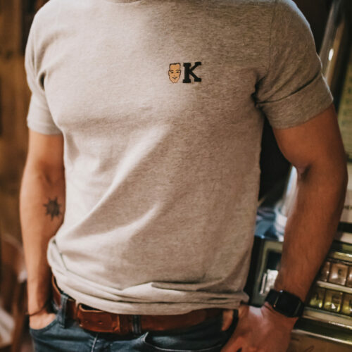 T-shirt K gris - KEPPER 1982 - Marque française et engagée