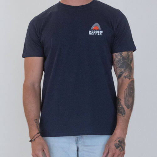 T-shirt requin marine - KEPPER 1982 - Marque solidaire et engagée