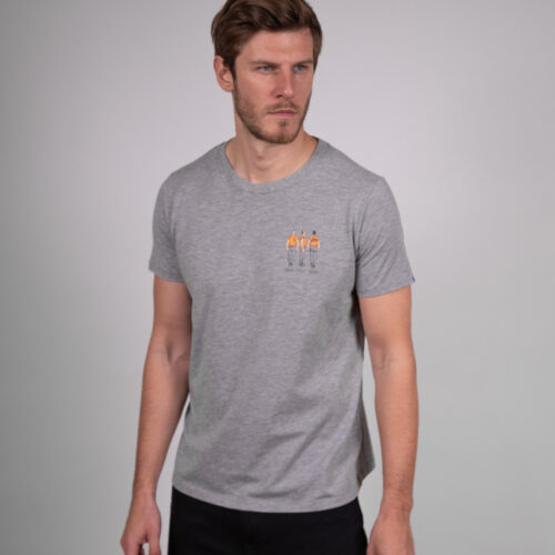 T-shirt original gris - KEPPER 1982 - Marque française et engagée