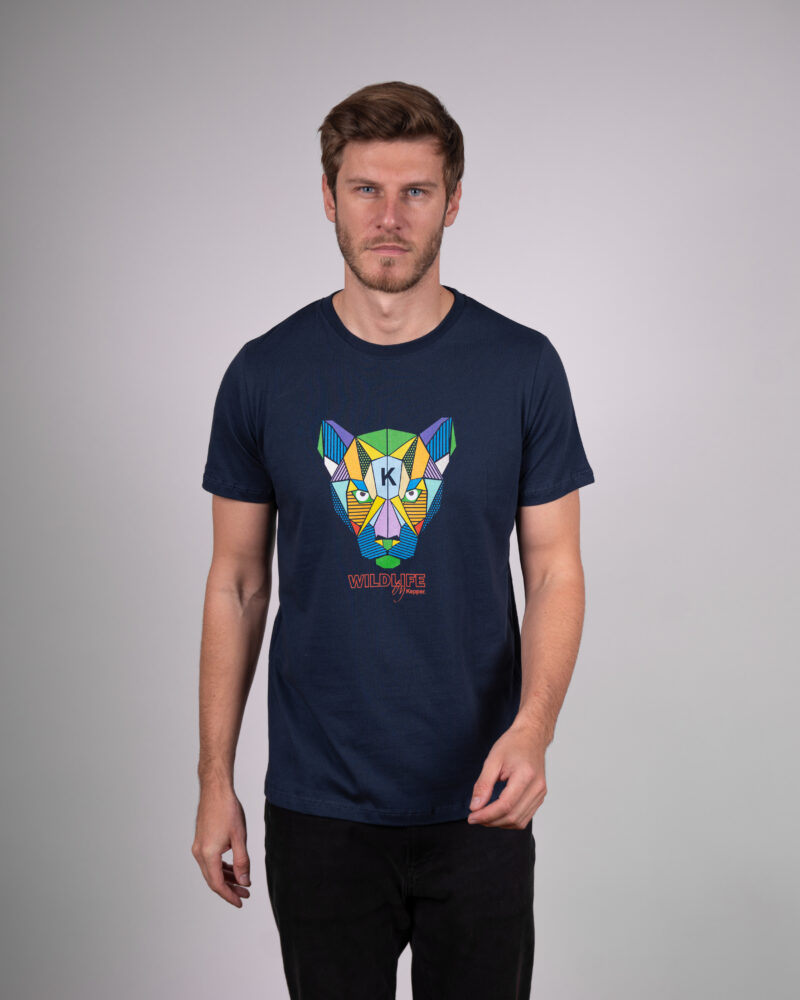T-shirt puma KEPPER 1982. Couleur : bleu marine - Marque solidaire et engagée