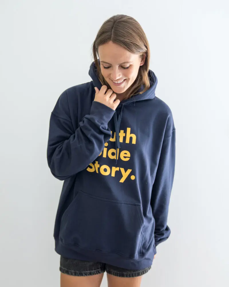 Hoodie South Side Story marine KEPPER 1982 - Marque française et engagée