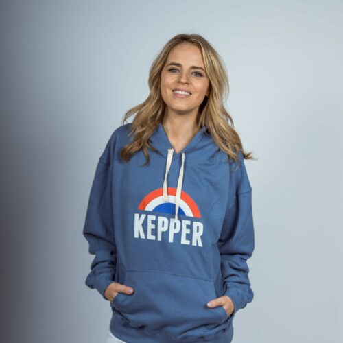 Hoodie Arc couleur bleu