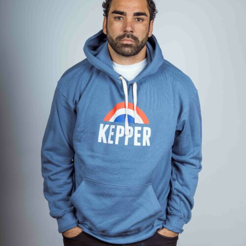 Hoodie Arc couleur bleu