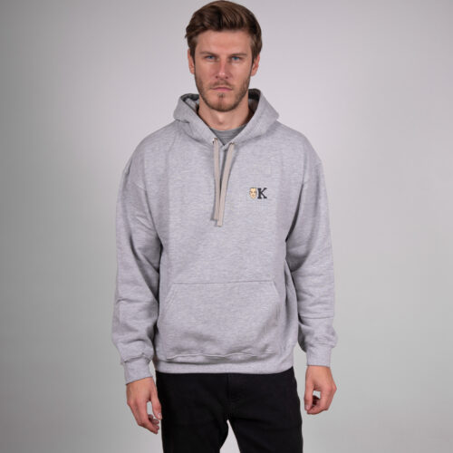Hoodie K couleur gris