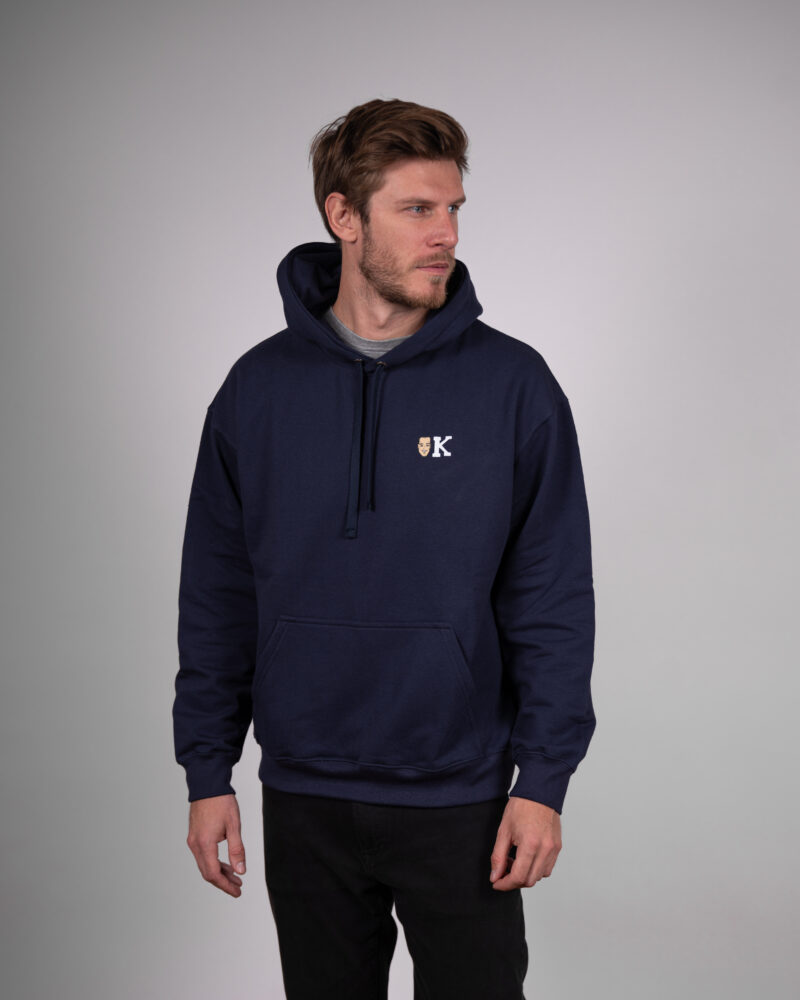 Hoodie K couleur bleu marine