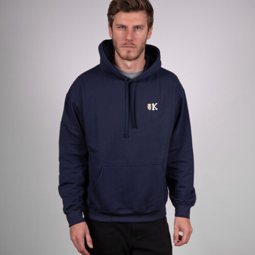 Hoodie K couleur bleu marine