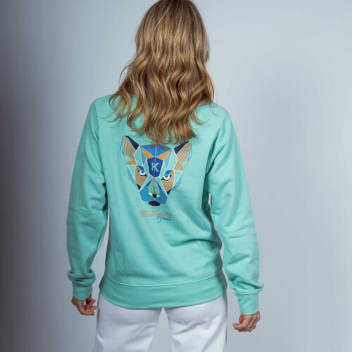 Sweat Puma couleur bleu menthe