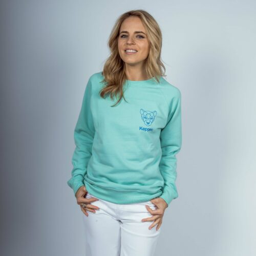 Sweat Puma couleur bleu menthe