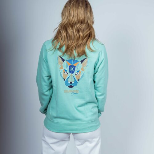 Sweat Puma couleur bleu menthe