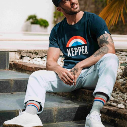 Teeshirt Arc couleur bleu marine