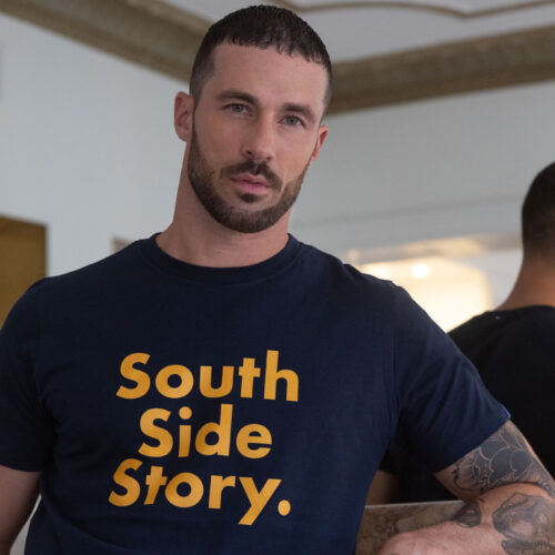 Teeshirt South Side Story couleur bleu marine